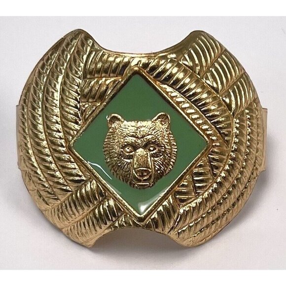 VTG 9pc Lot Boy CUB SCOUTS America Emblem Holder/Button Hangers Pins Neck Clasp - Picture 8 of 15